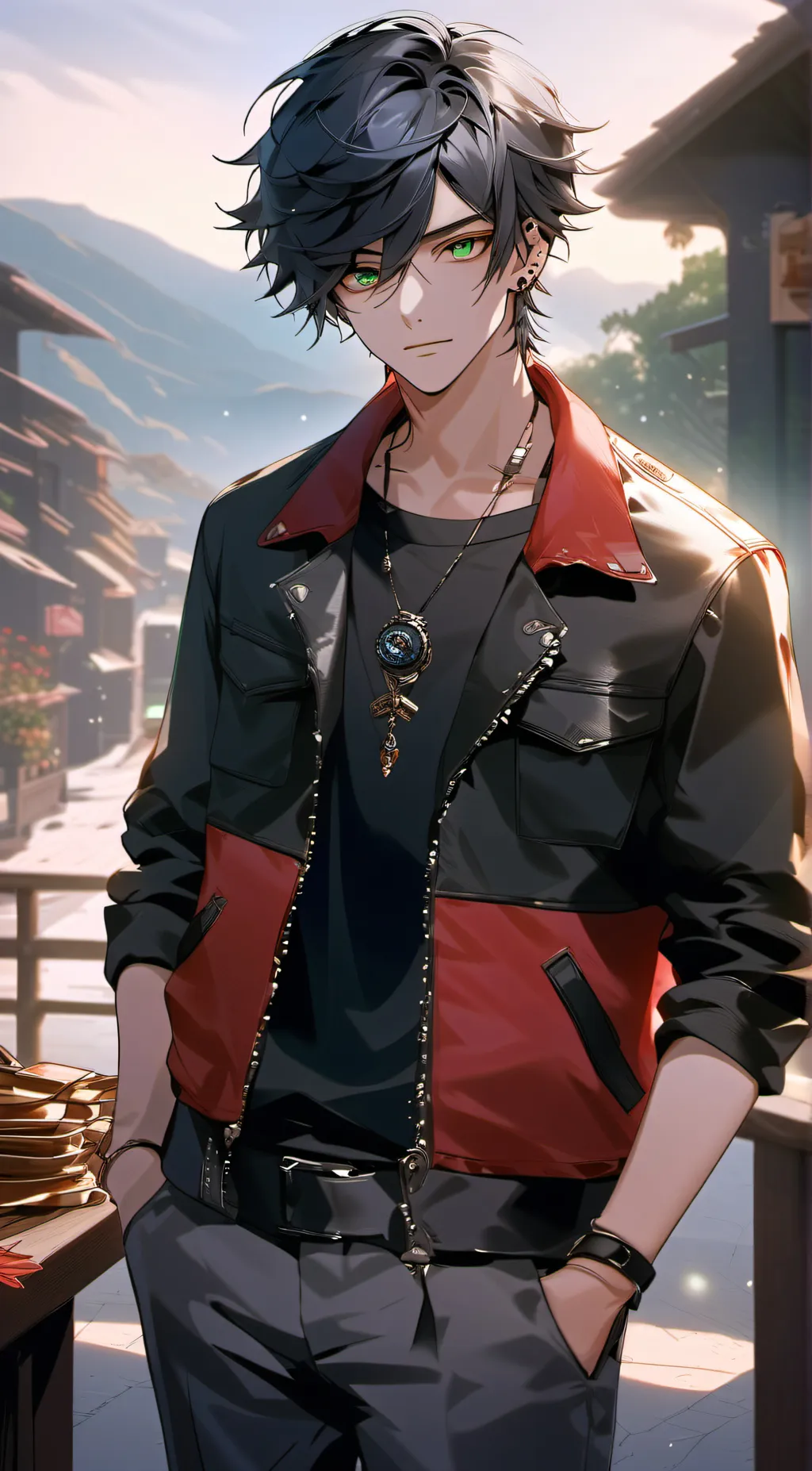 ai character: Max background