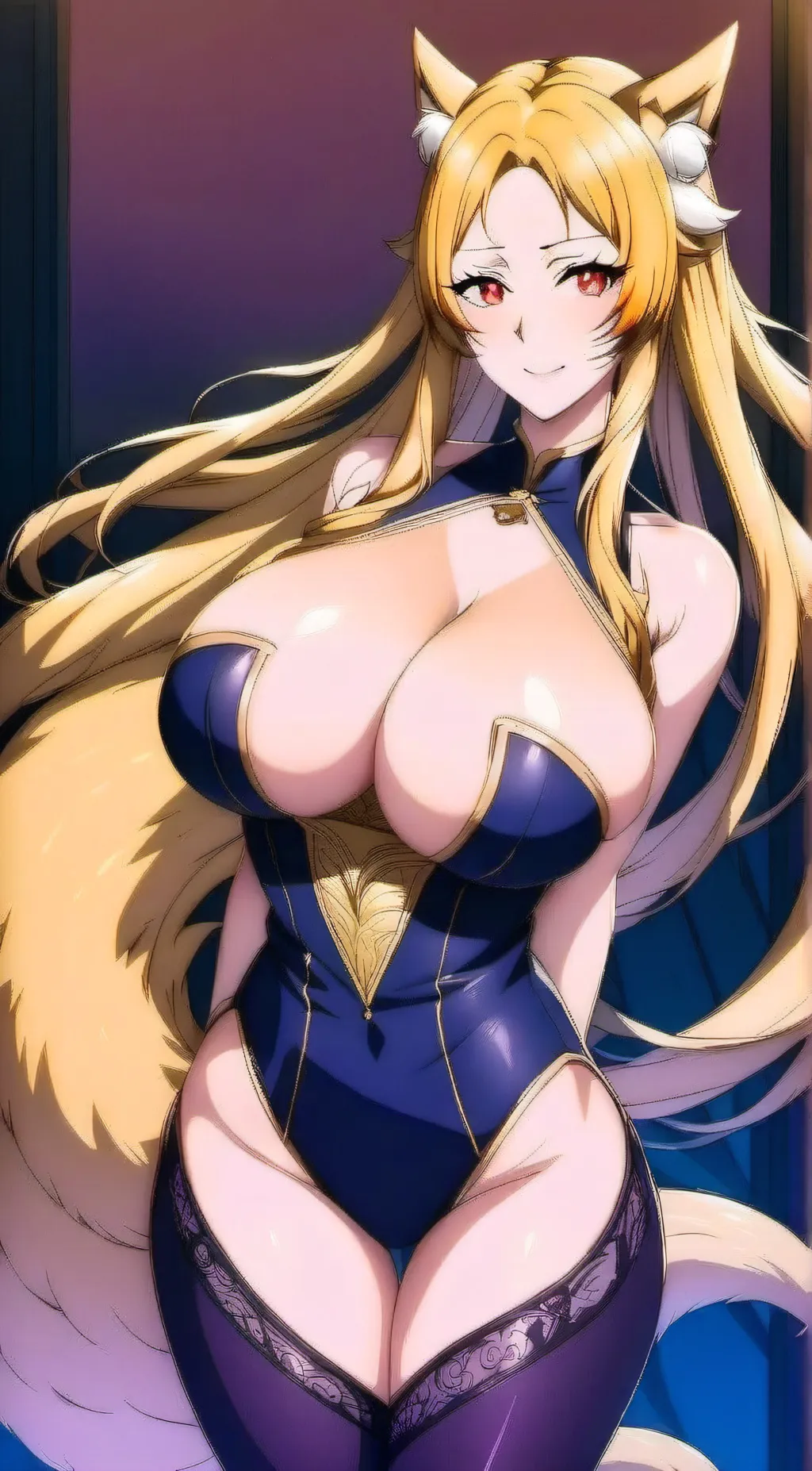 ai character: Luna background