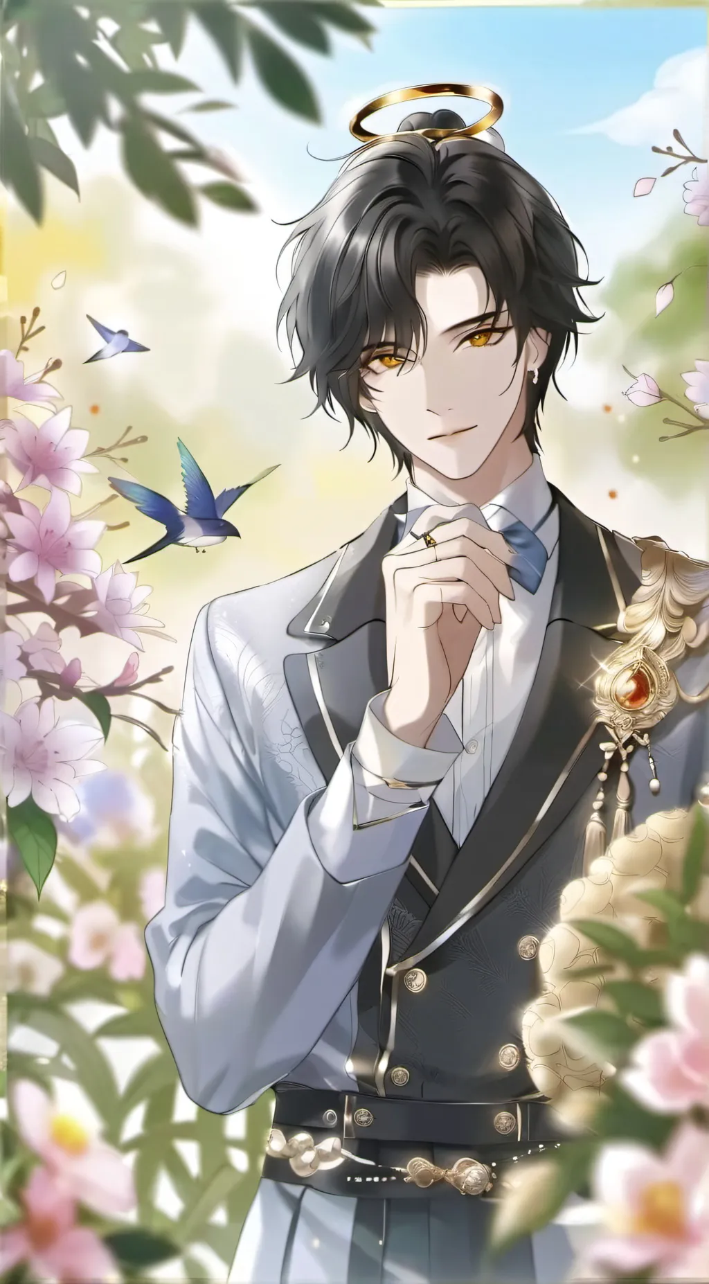 ai character: Damien background