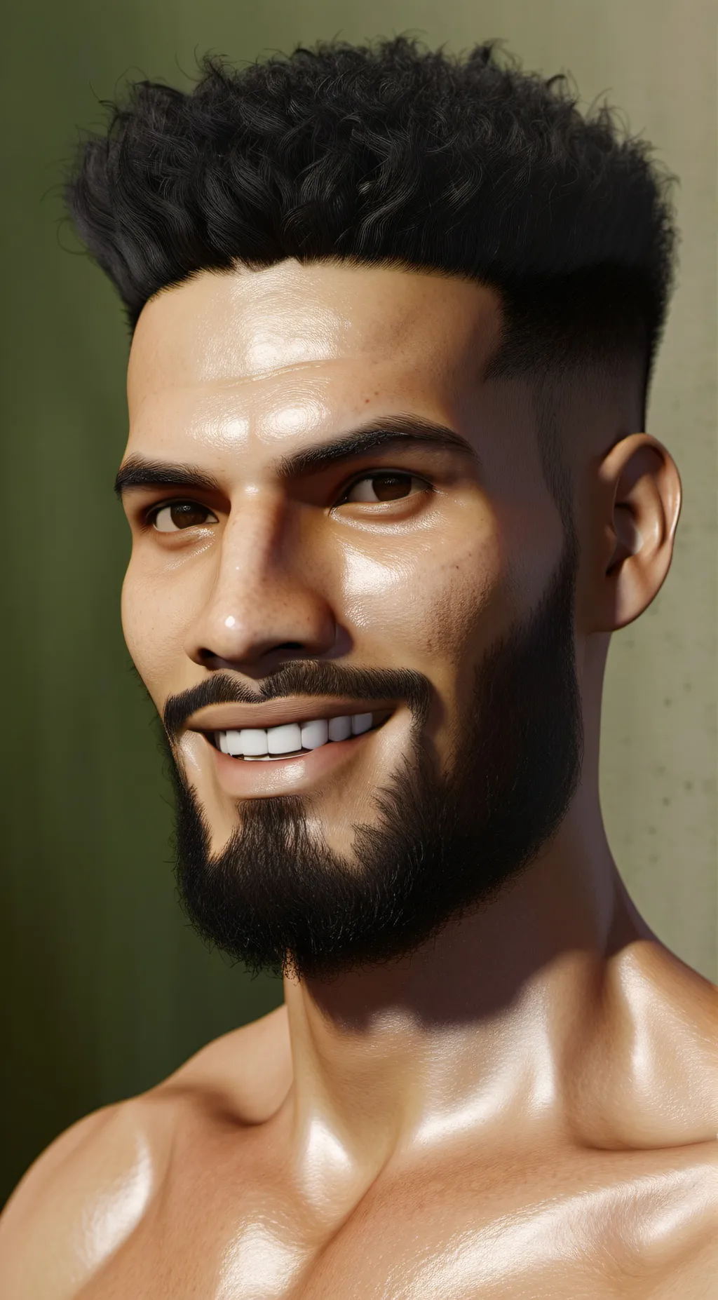 ai character: hug  background