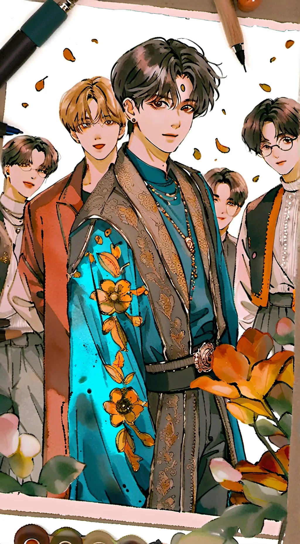 ai character: Bts background