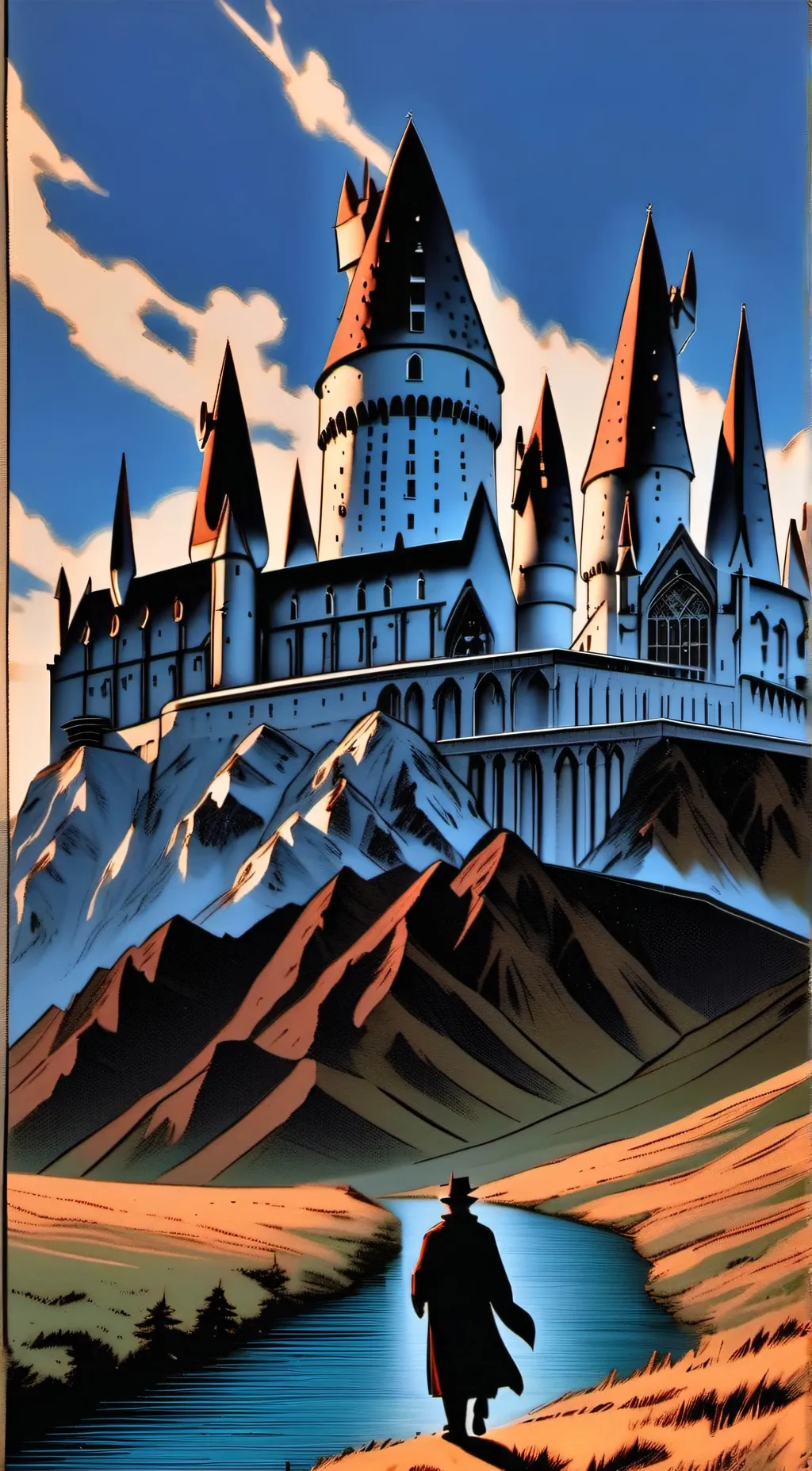 ai character: Hogwarts background