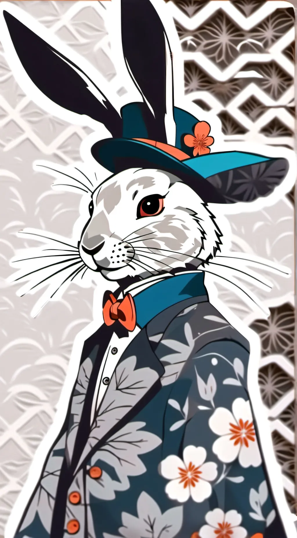 ai character: little bon  background