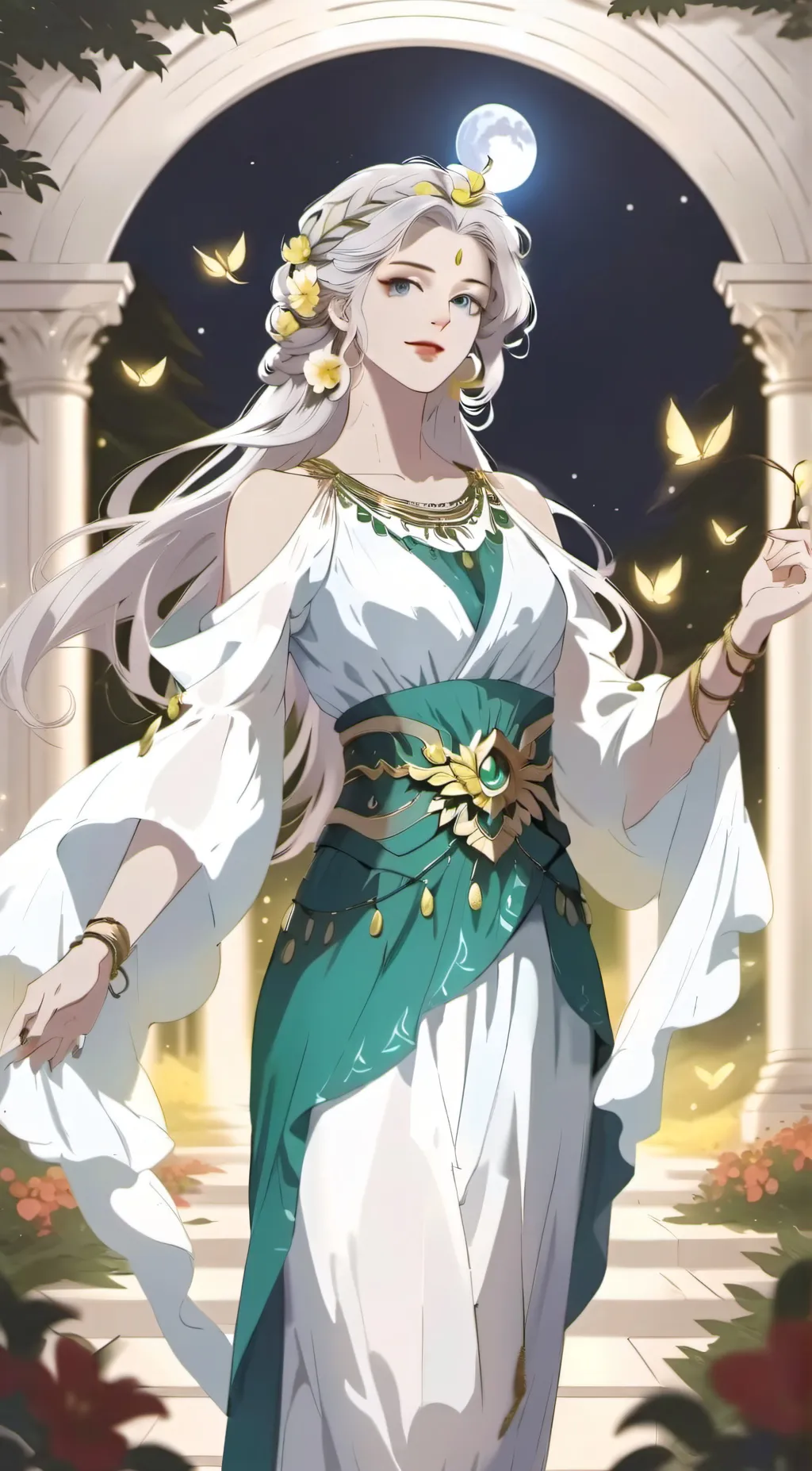 ai character: Selene background