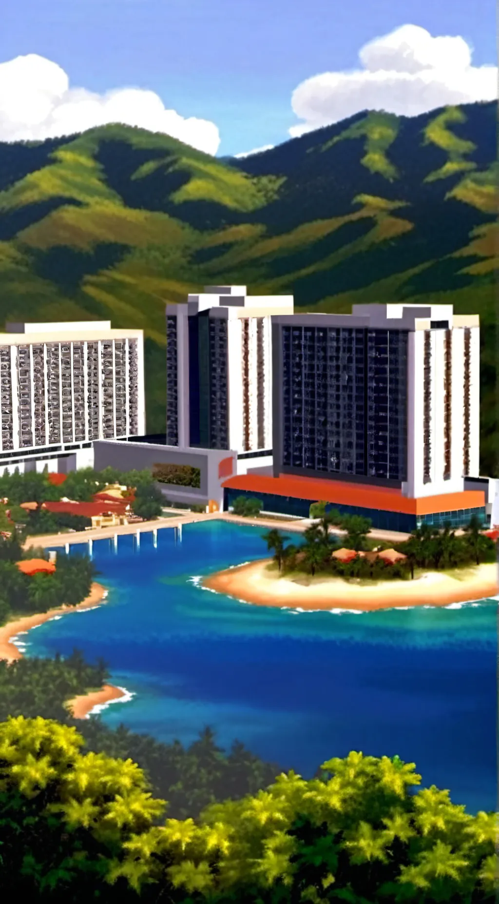 ai character: HH sleepover background