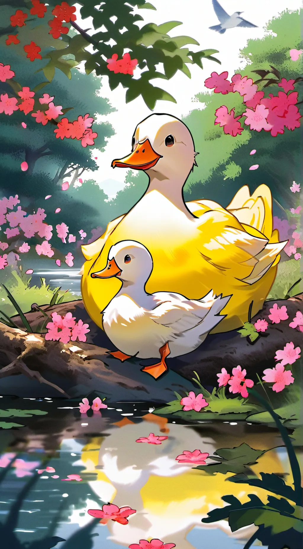 ai character: Luciferduck background