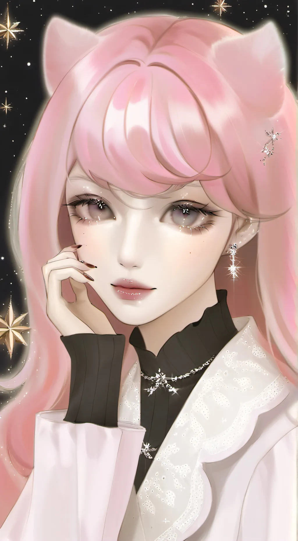 ai character: Miley  background