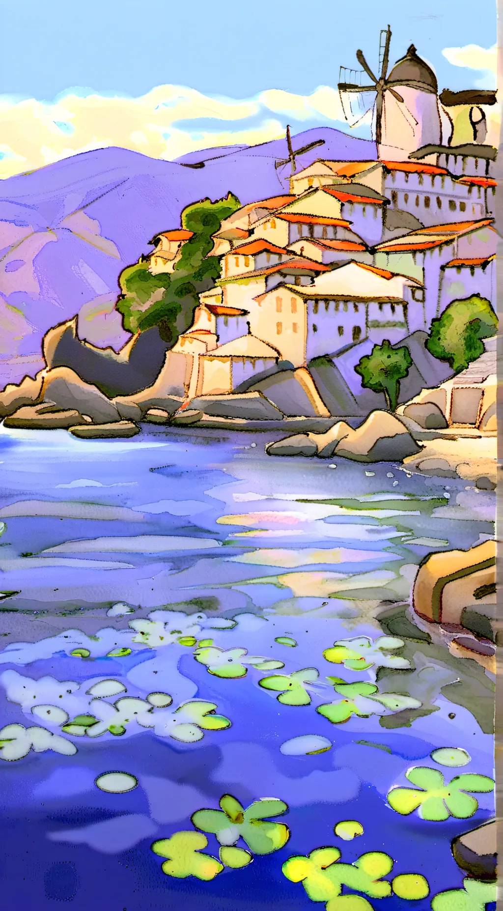 ai character: ART TIME! background