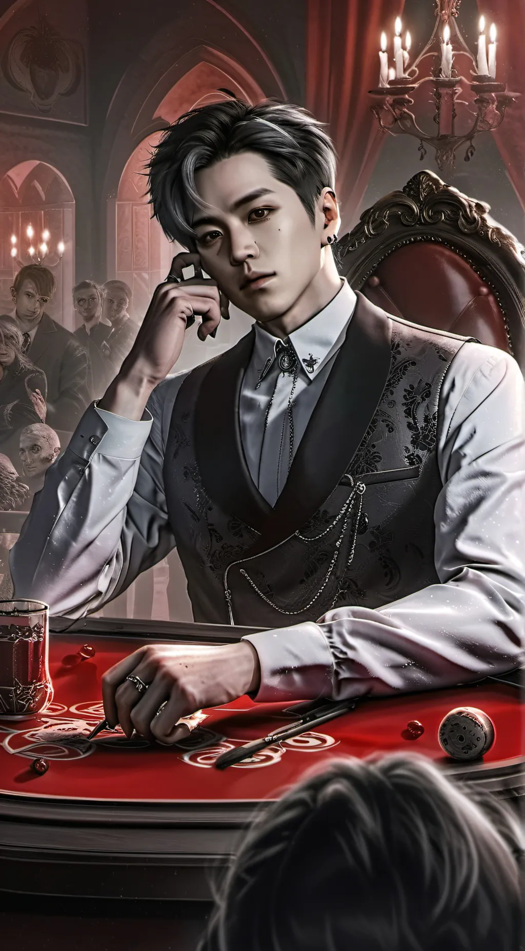 ai character: jimin  background