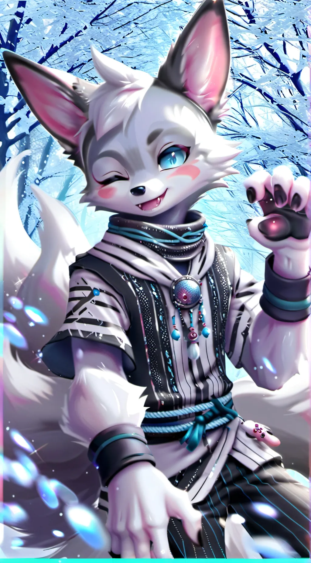 ai character: Mochi background