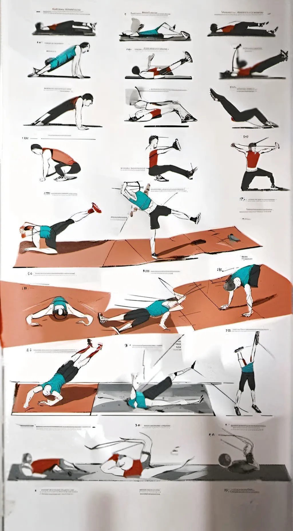 ai character: workout sheet background