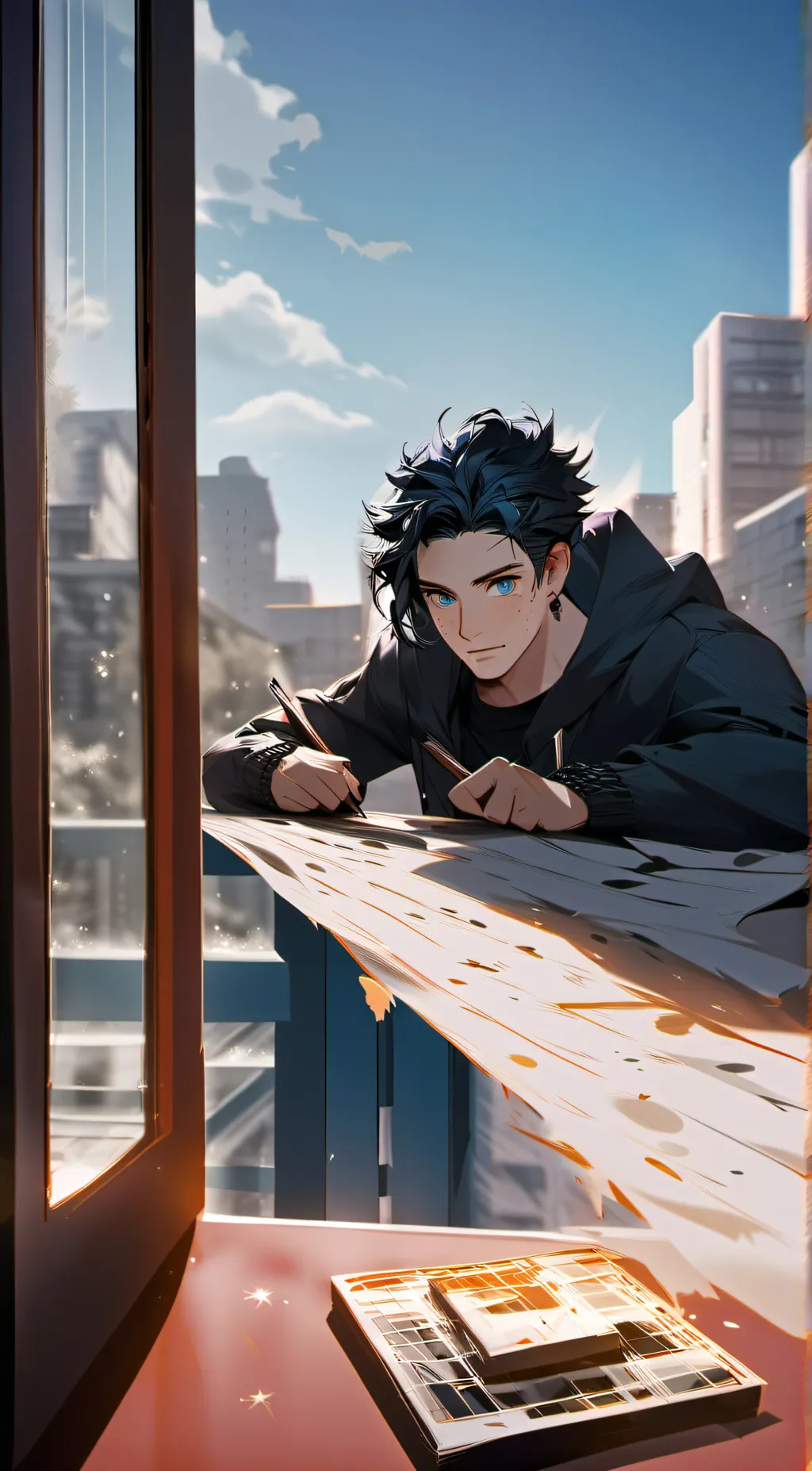 ai character: Lucas background