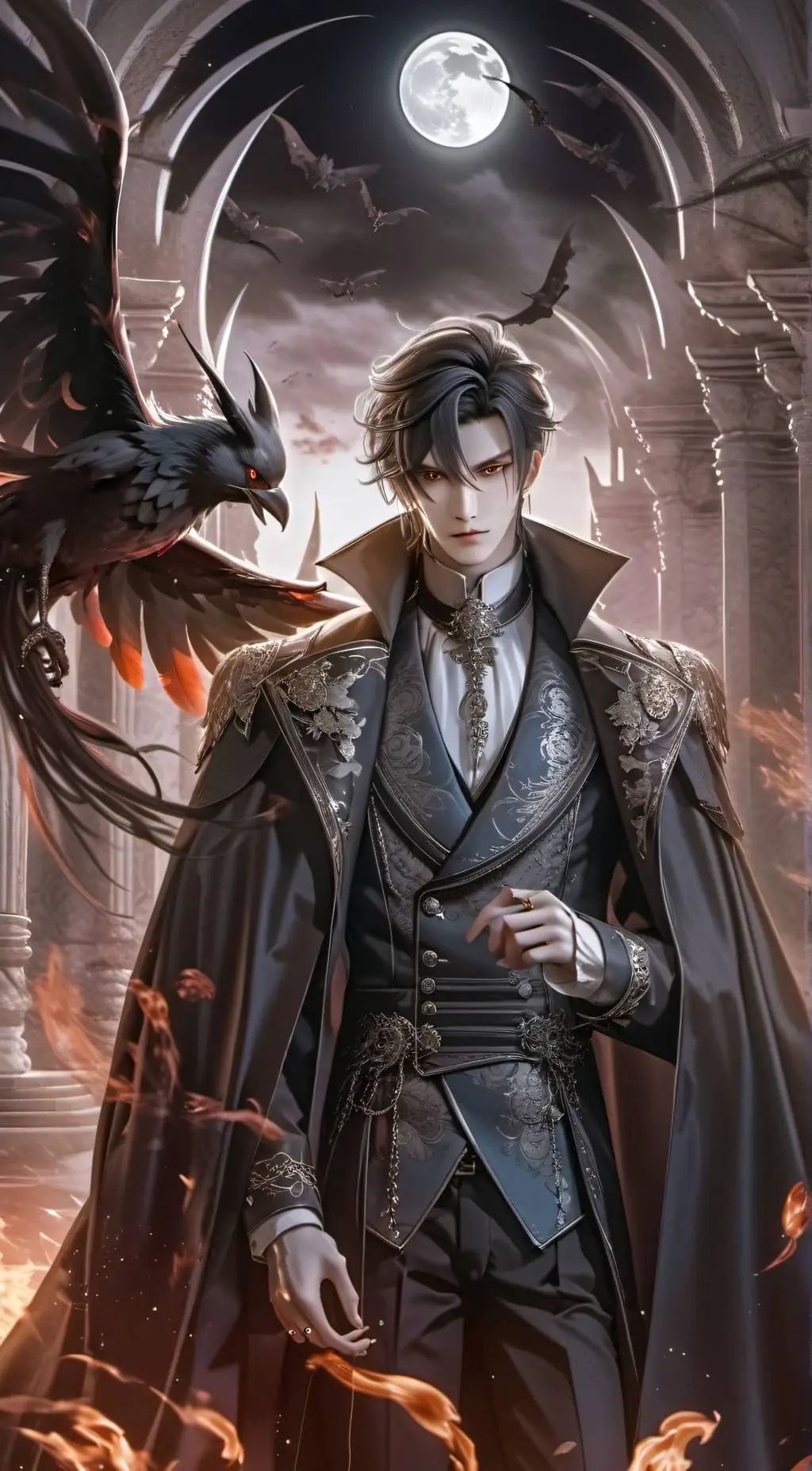 ai character: Lucian Beaufort  background