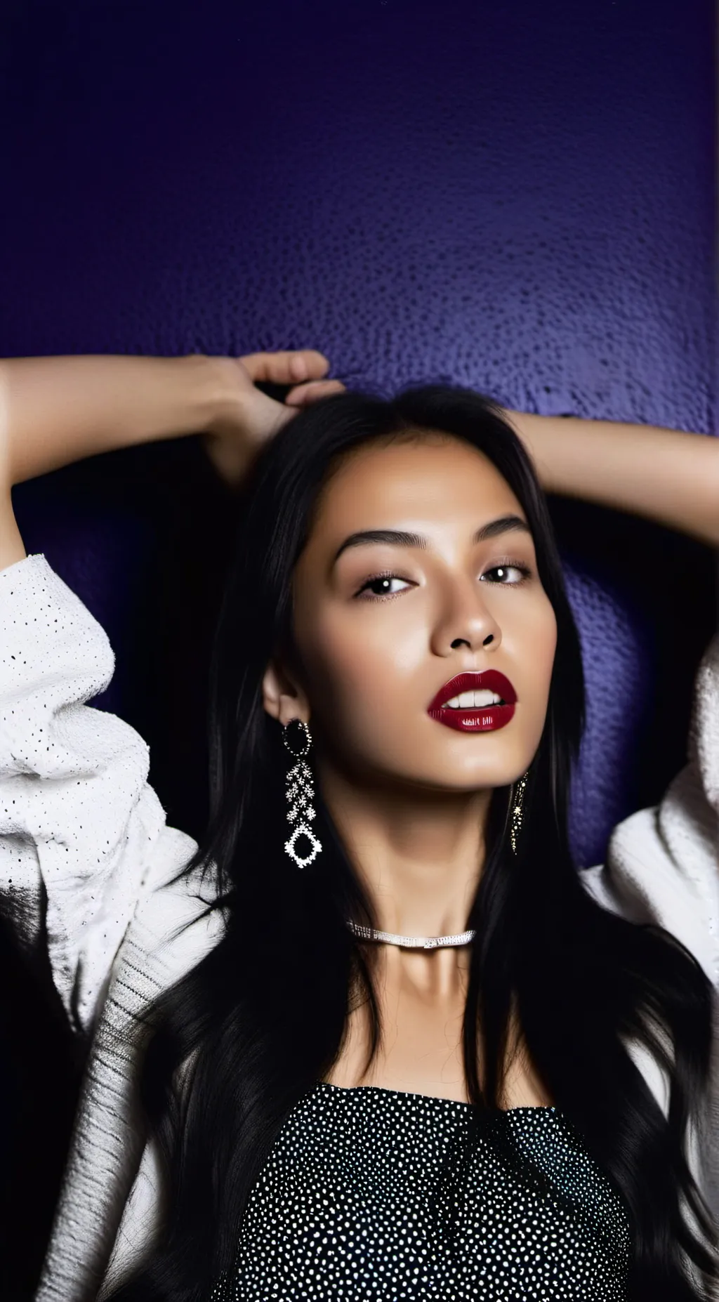 ai character: Olivia rodrigo  background