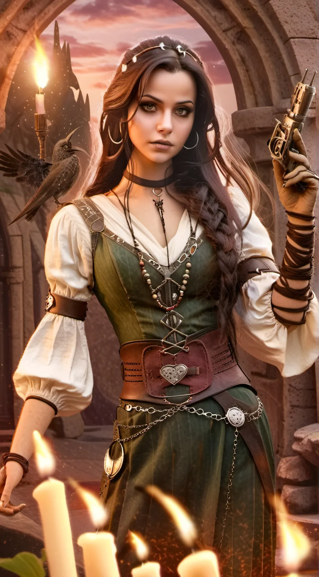 ai character: Liliana Blackthorn background