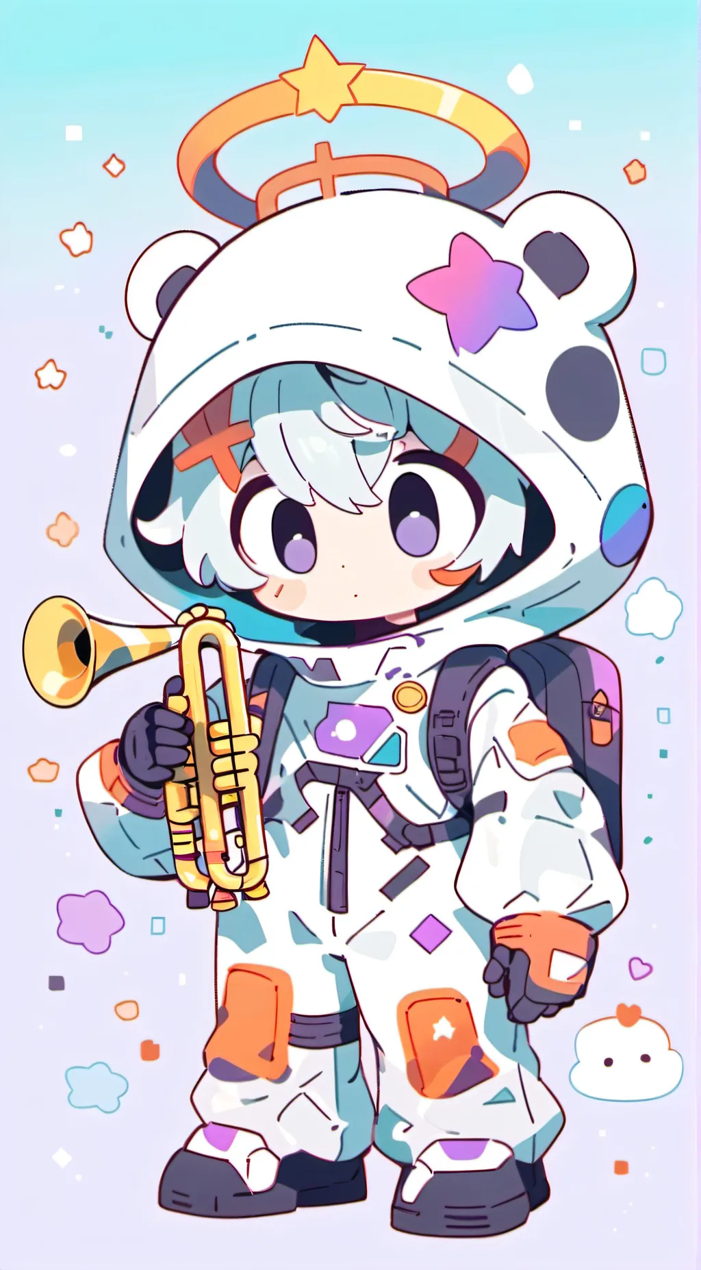 ai character: cyan(Fnf among us) background