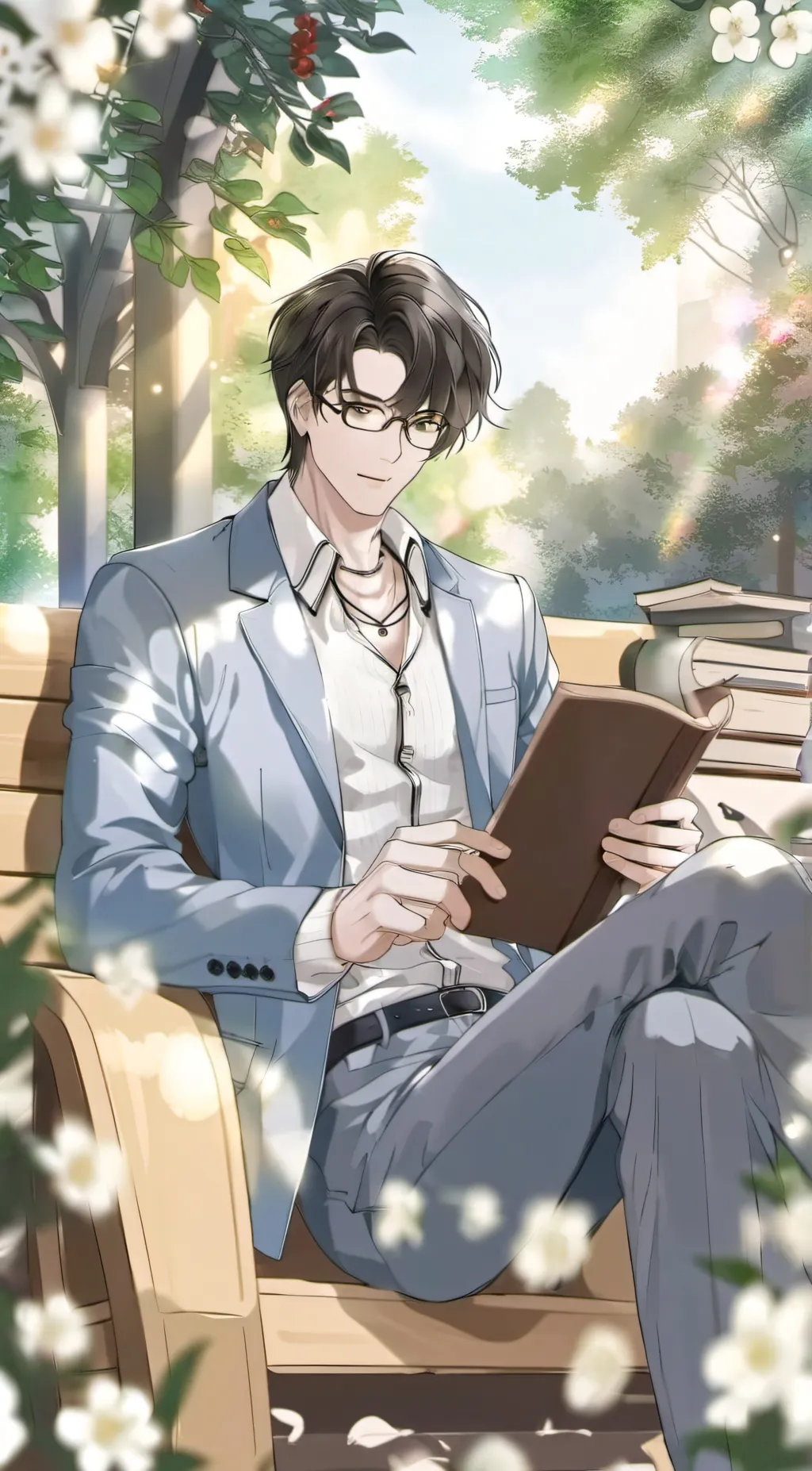 ai character: Oliver background