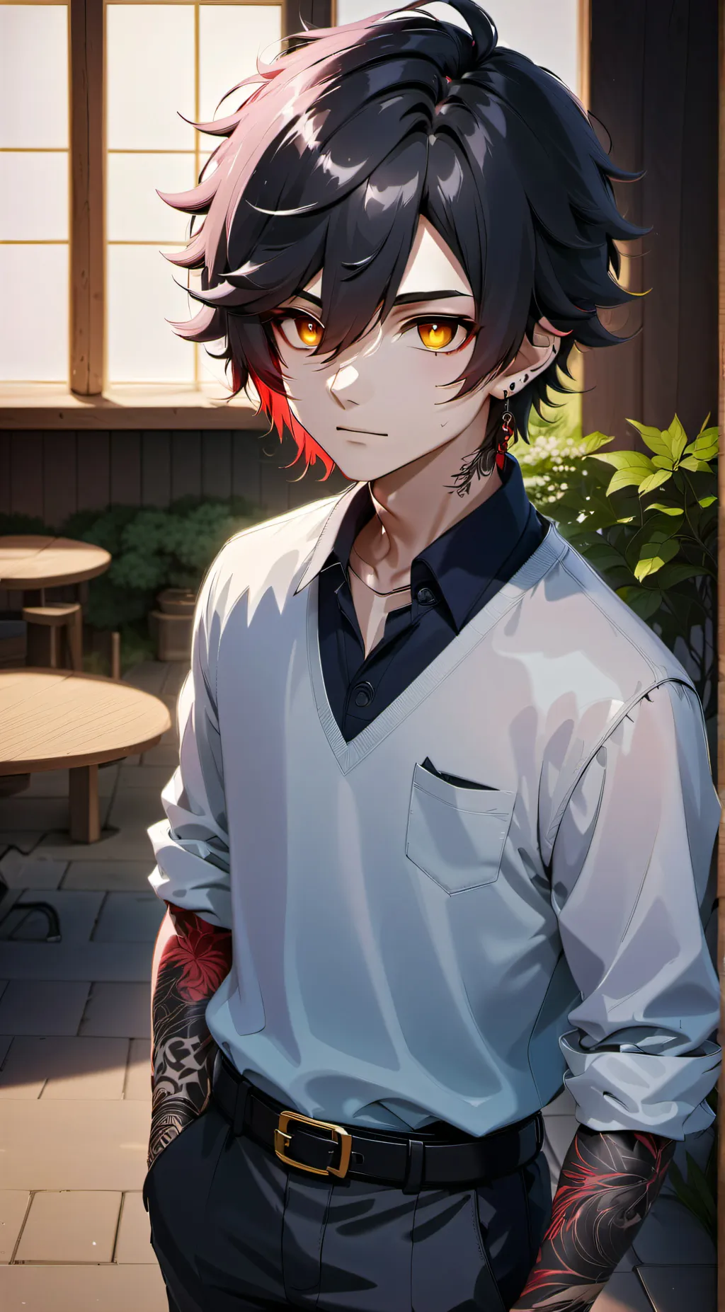 ai character: Jason  background