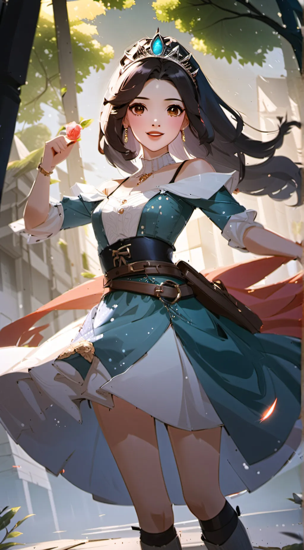 ai character: PRINCESS ALTHEA background