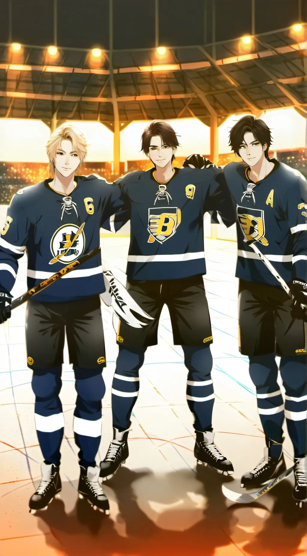 ai character: Ace,Bomber,Spike background