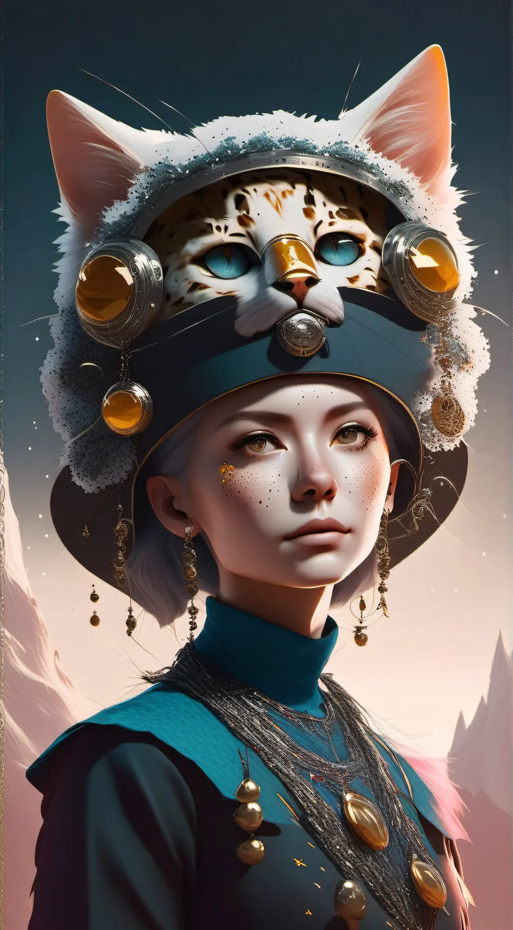 ai character: Kitty-human background