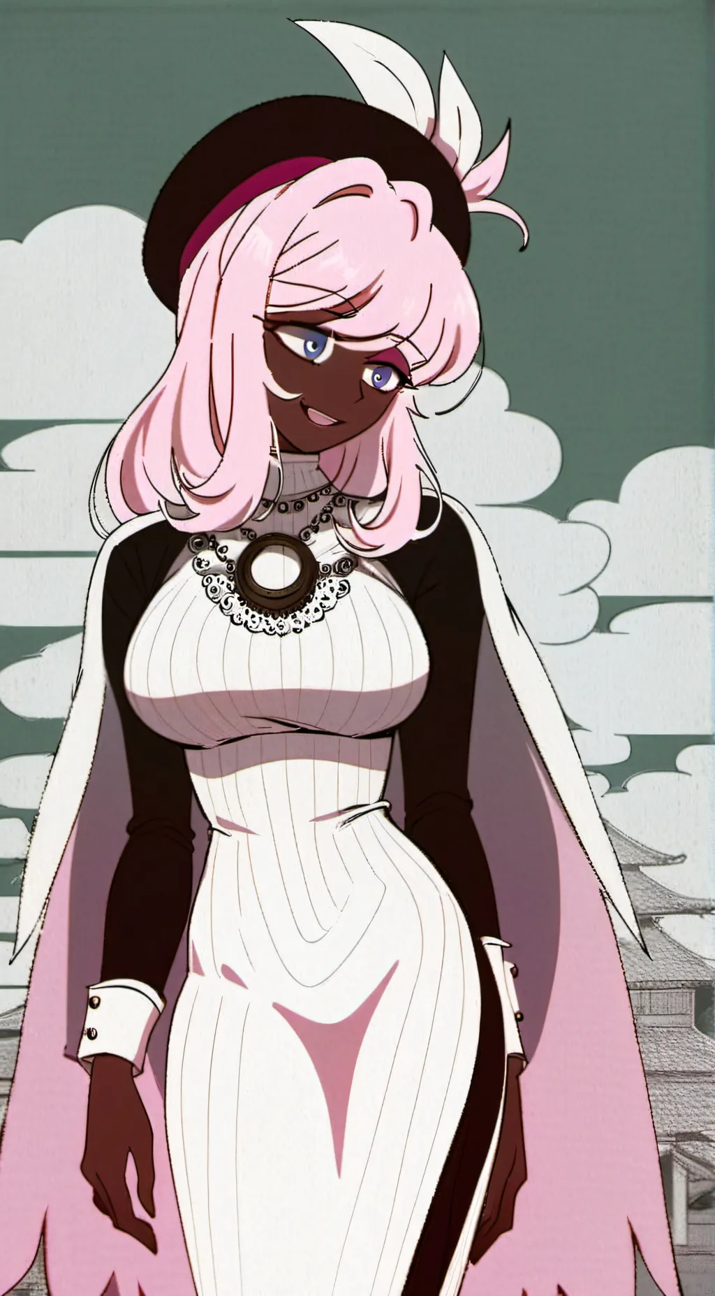 ai character: heather background