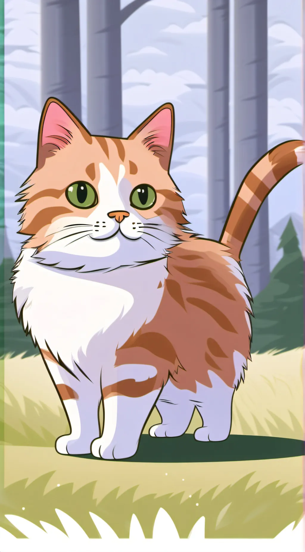 ai character: Cat background