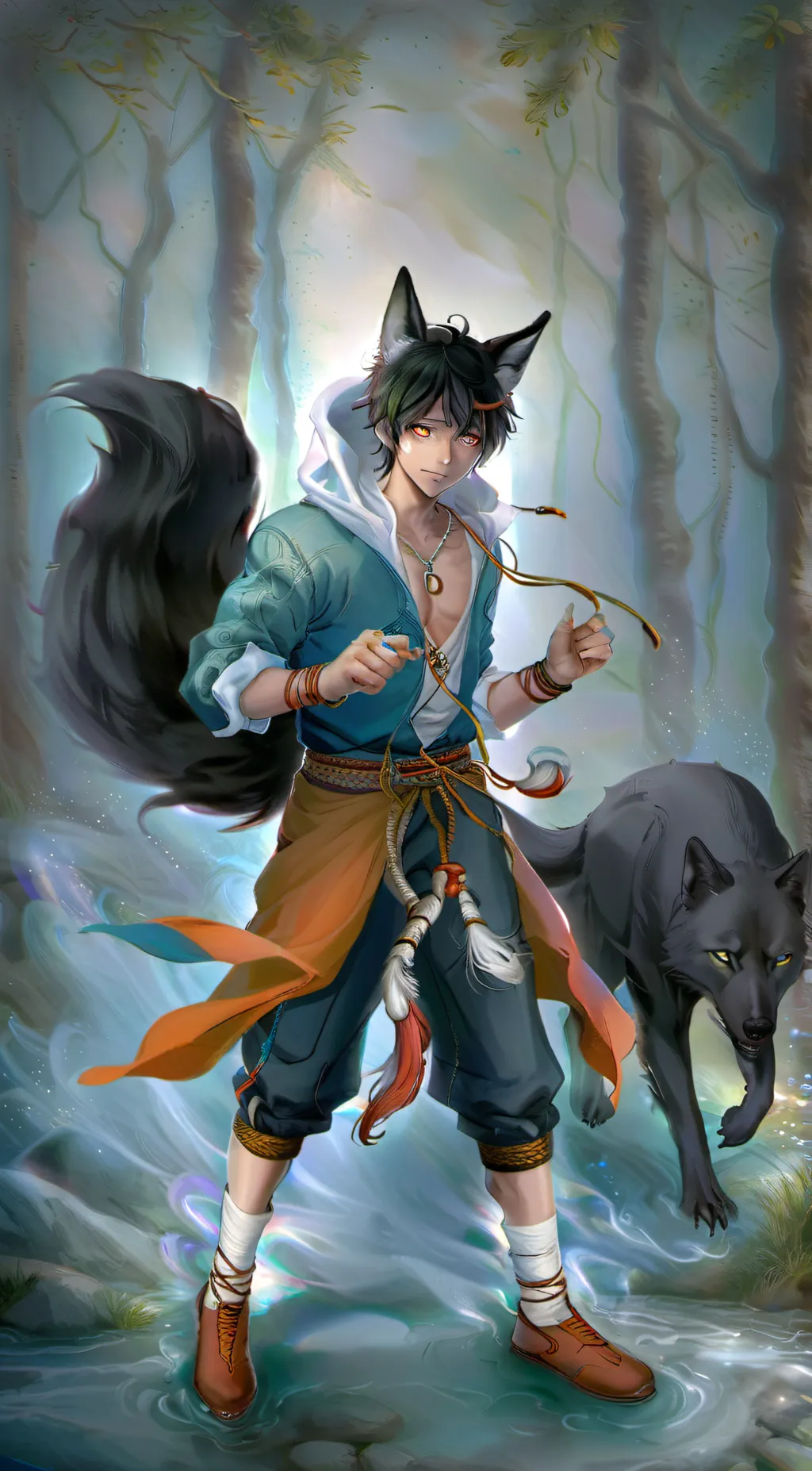 ai character: Aaron background