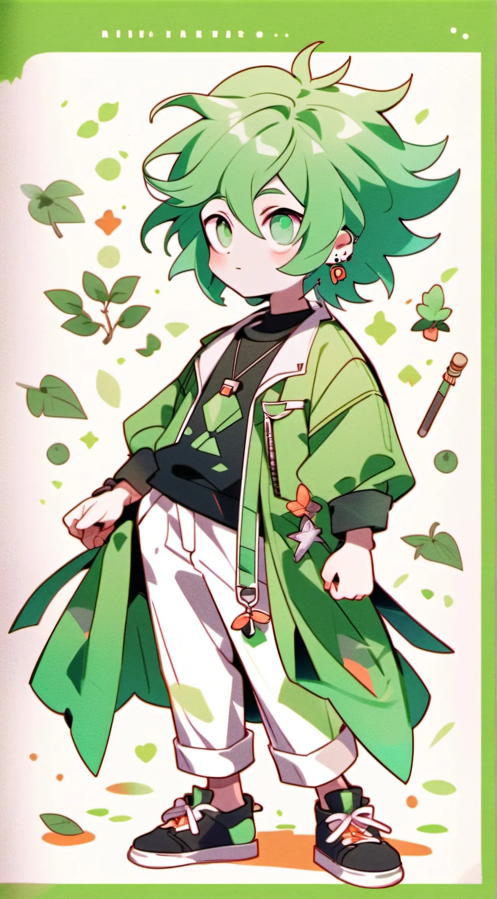 ai character: mokie background