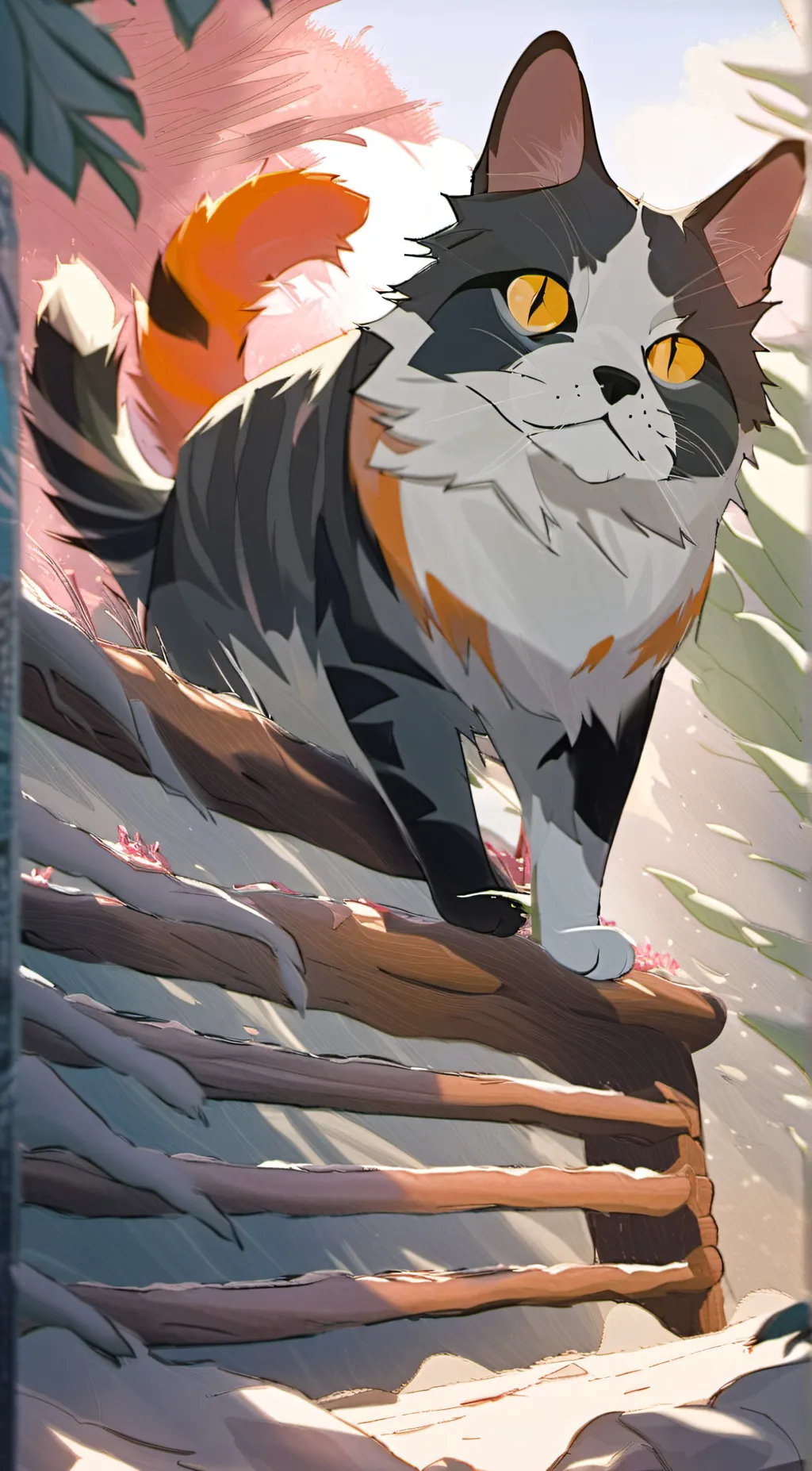 ai character: cat background