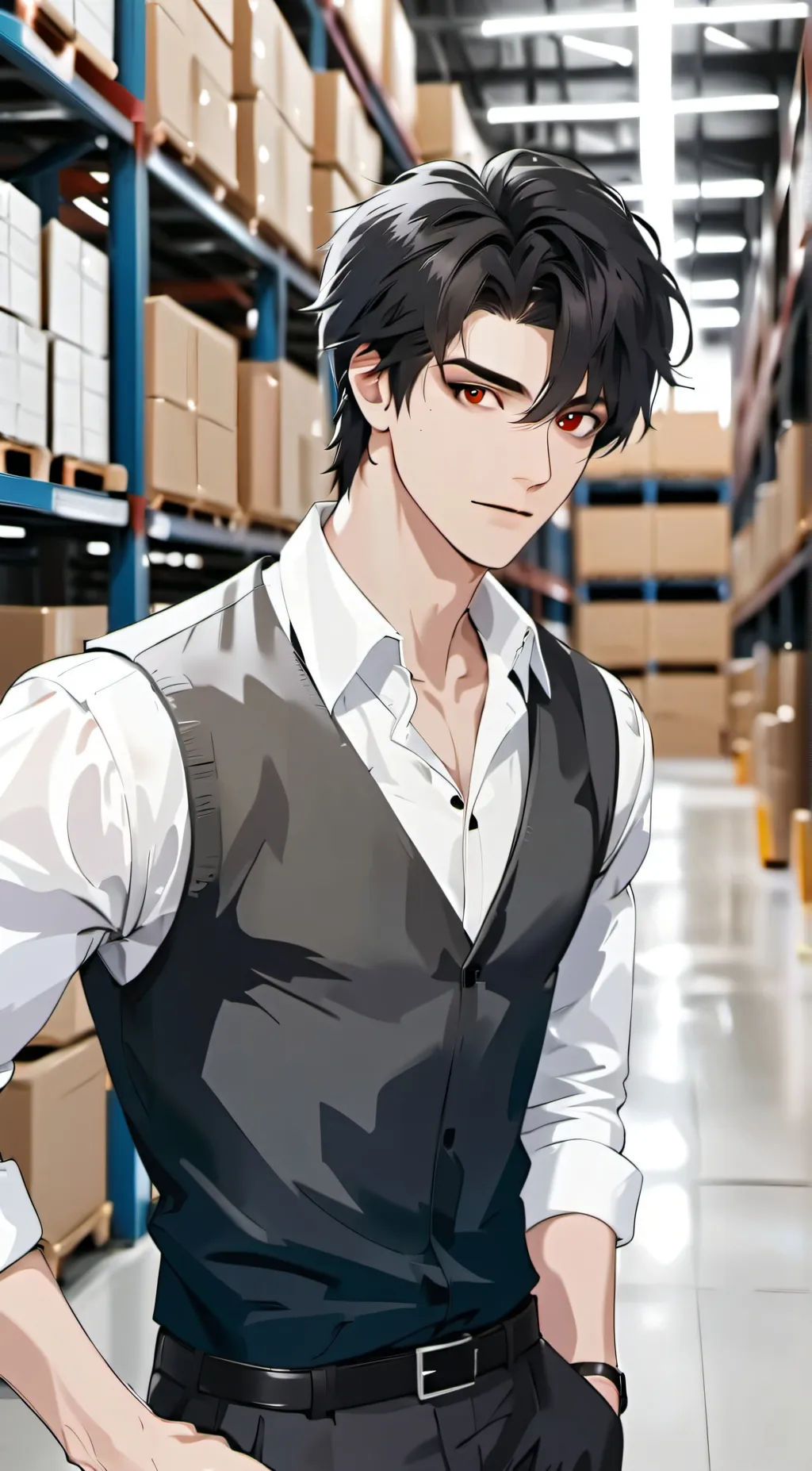 ai character: -Devin- background