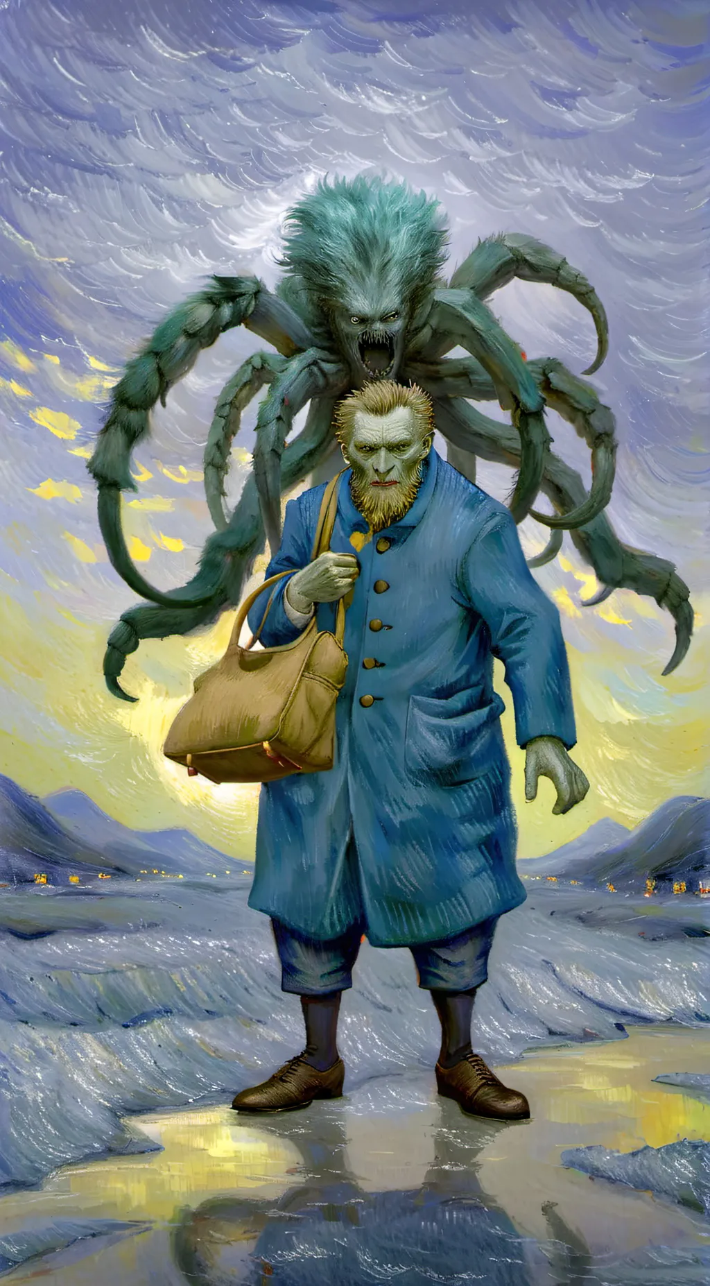 ai character: The Orphan Muncher background