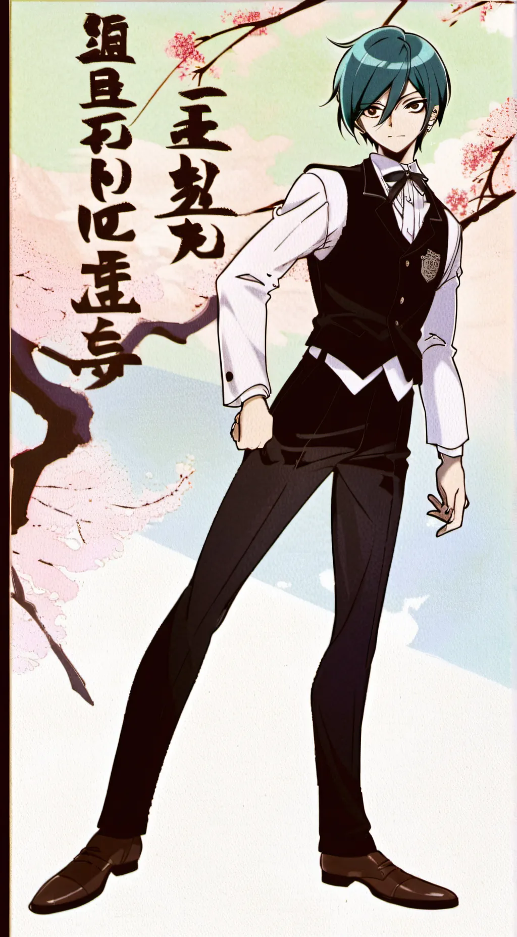 ai character: Shuichi Saihara background