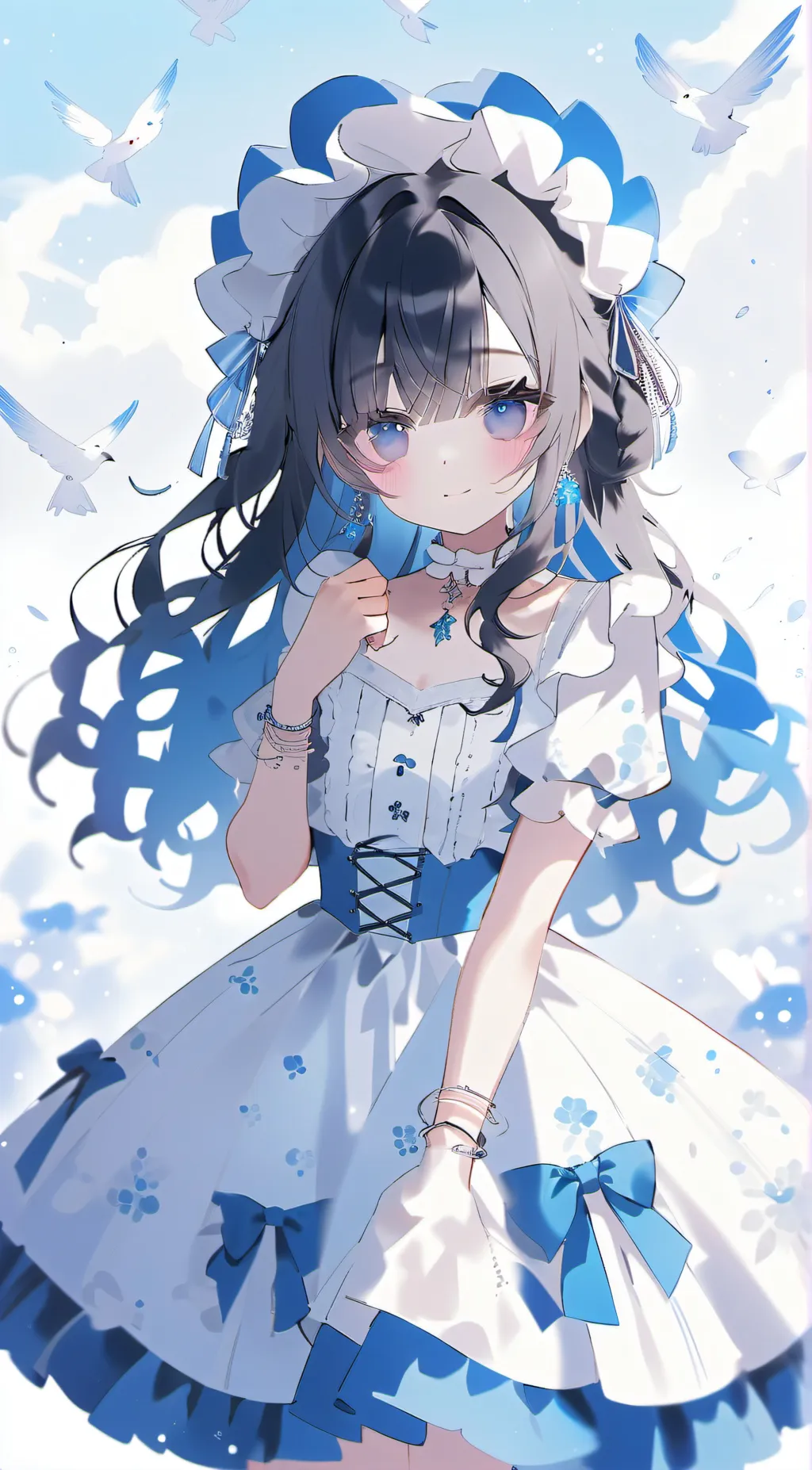 ai character: mha x new maid background