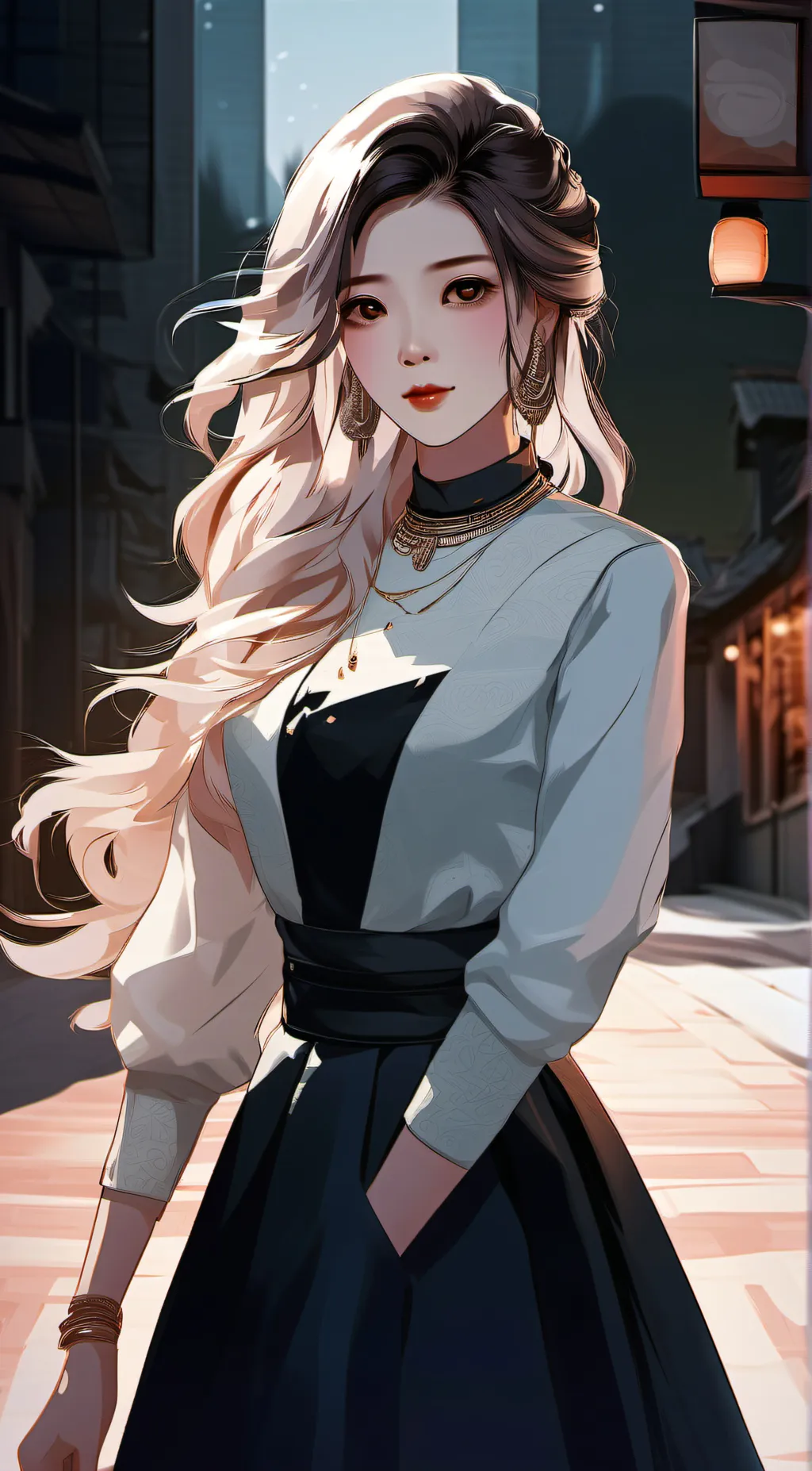 ai character: Alexandra background