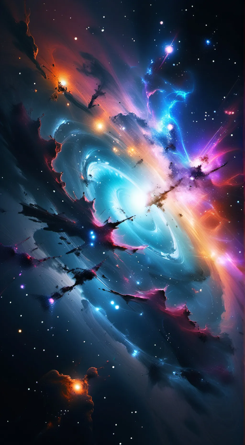 ai character: Solar system  background