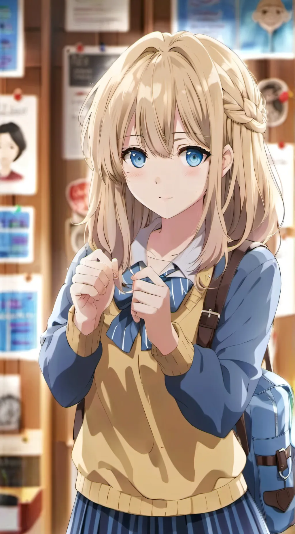 ai character: Rose background