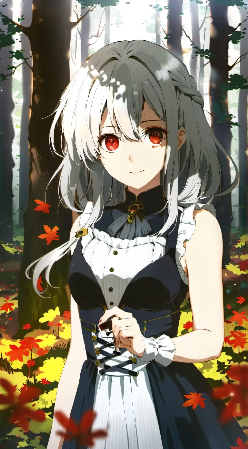 ai character: Rose background