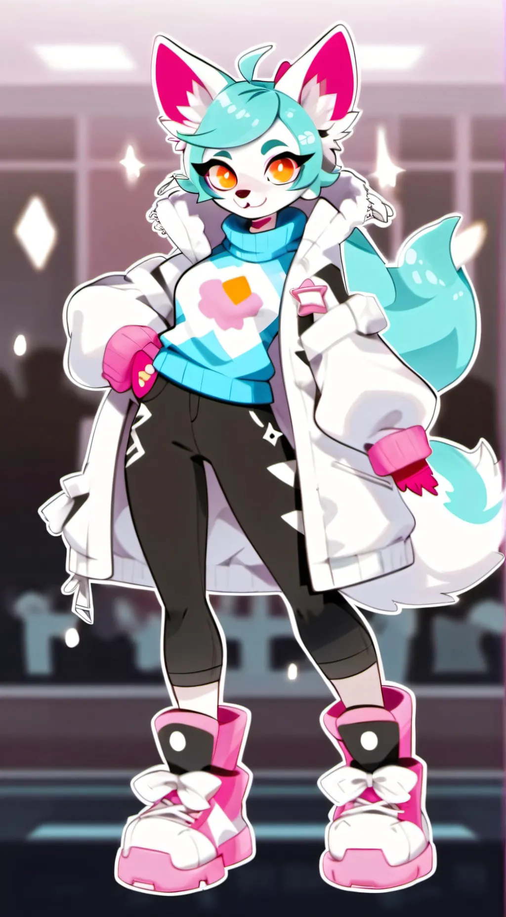 ai character: Strawberry  background