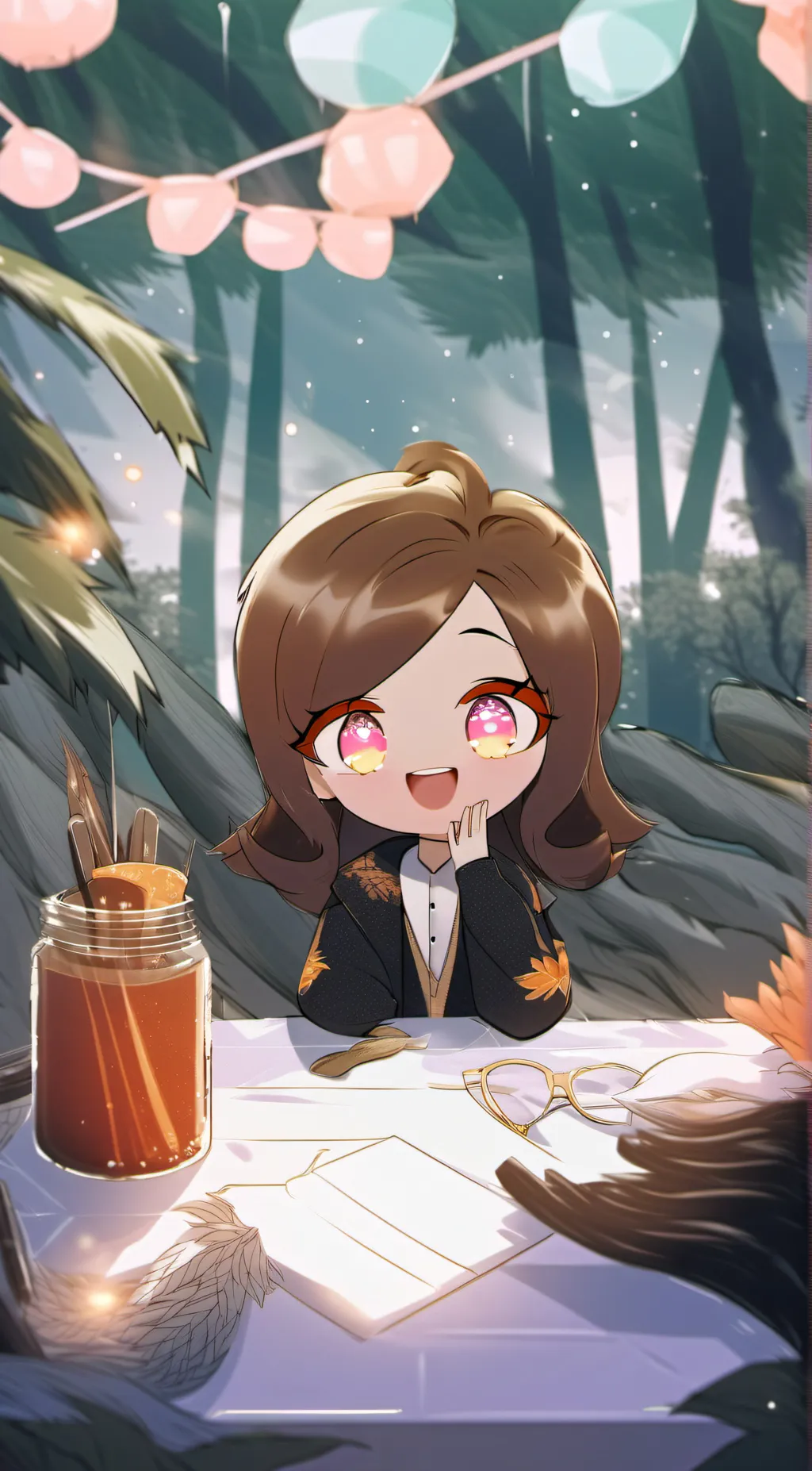 ai character: Gold  background