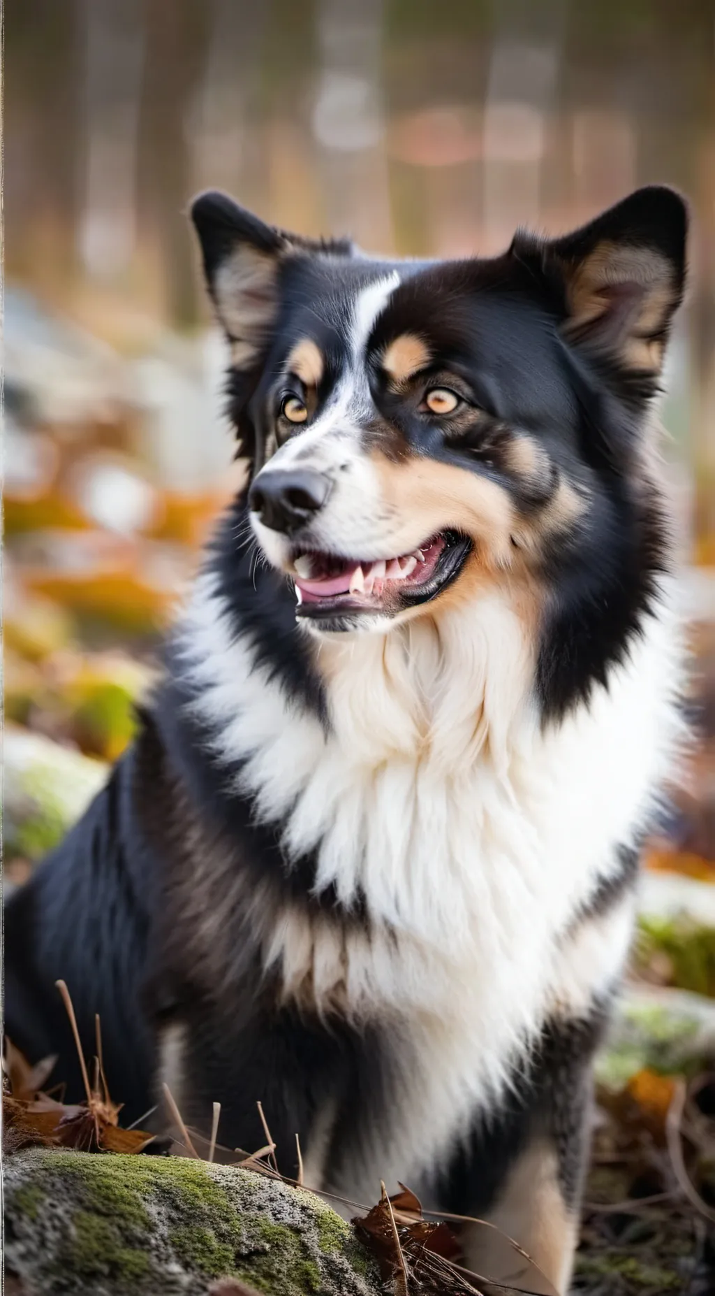 ai character: Siberian Husky background