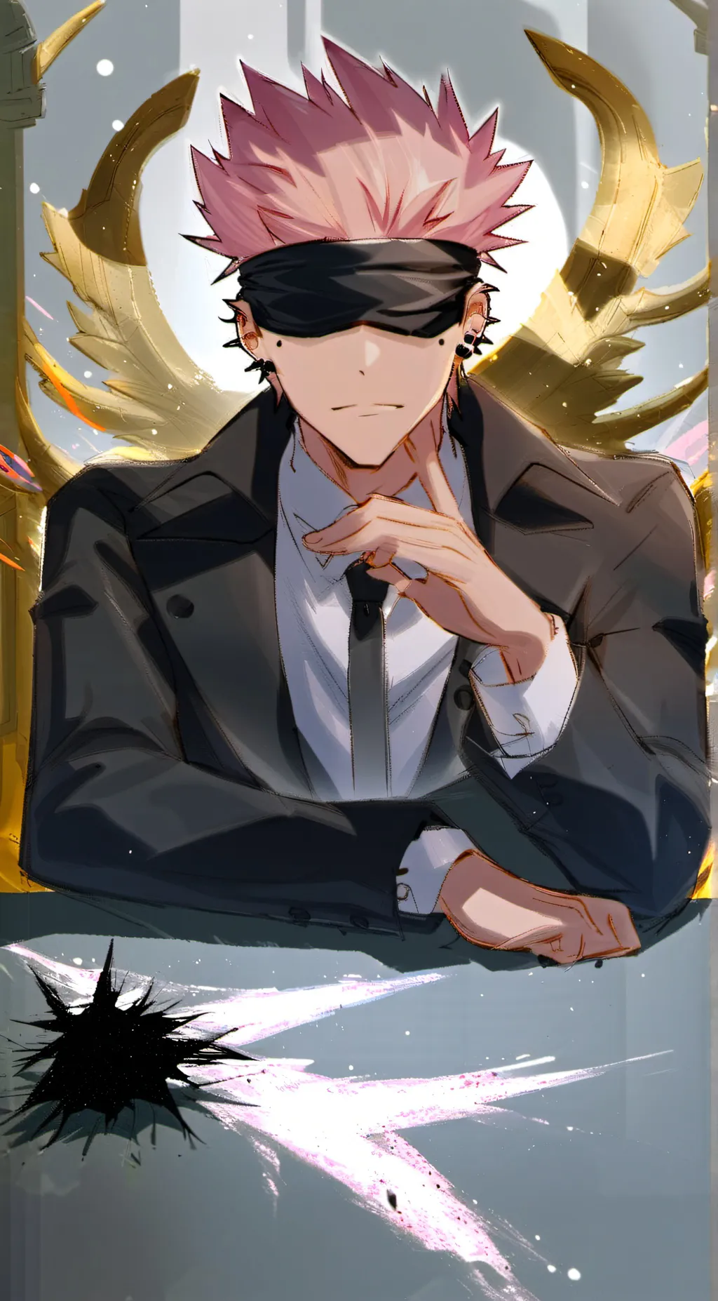 ai character: Gojo  background