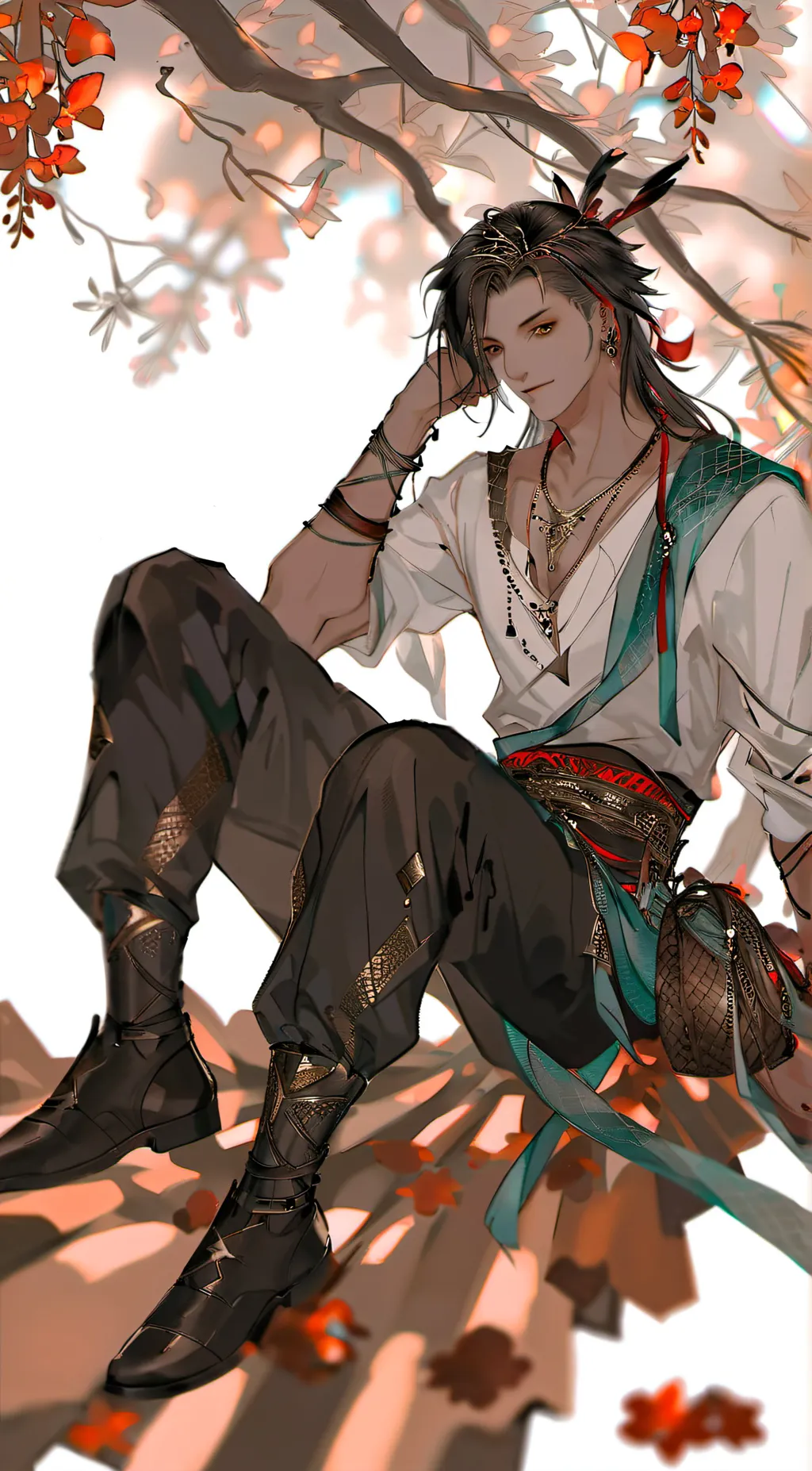 ai character: Aaron  background