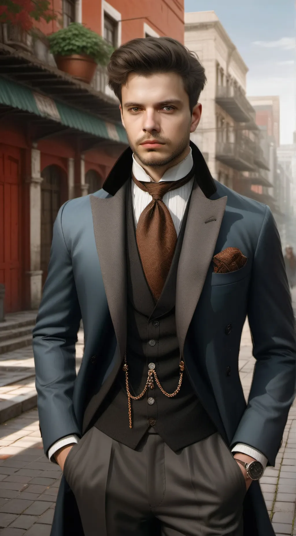 ai character: Jefferson ouat background