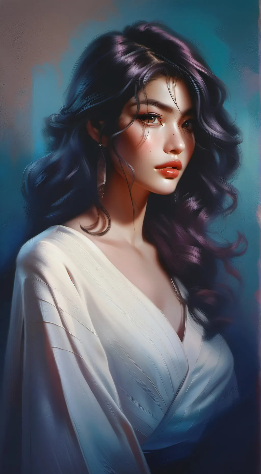 ai character: Eva  background