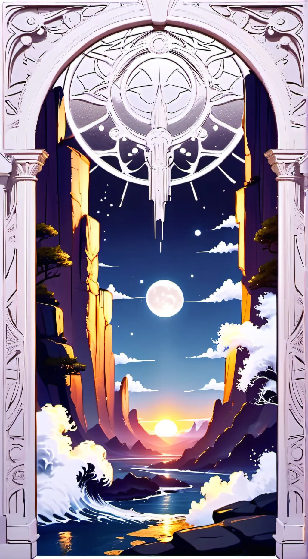 ai character: Portal  background