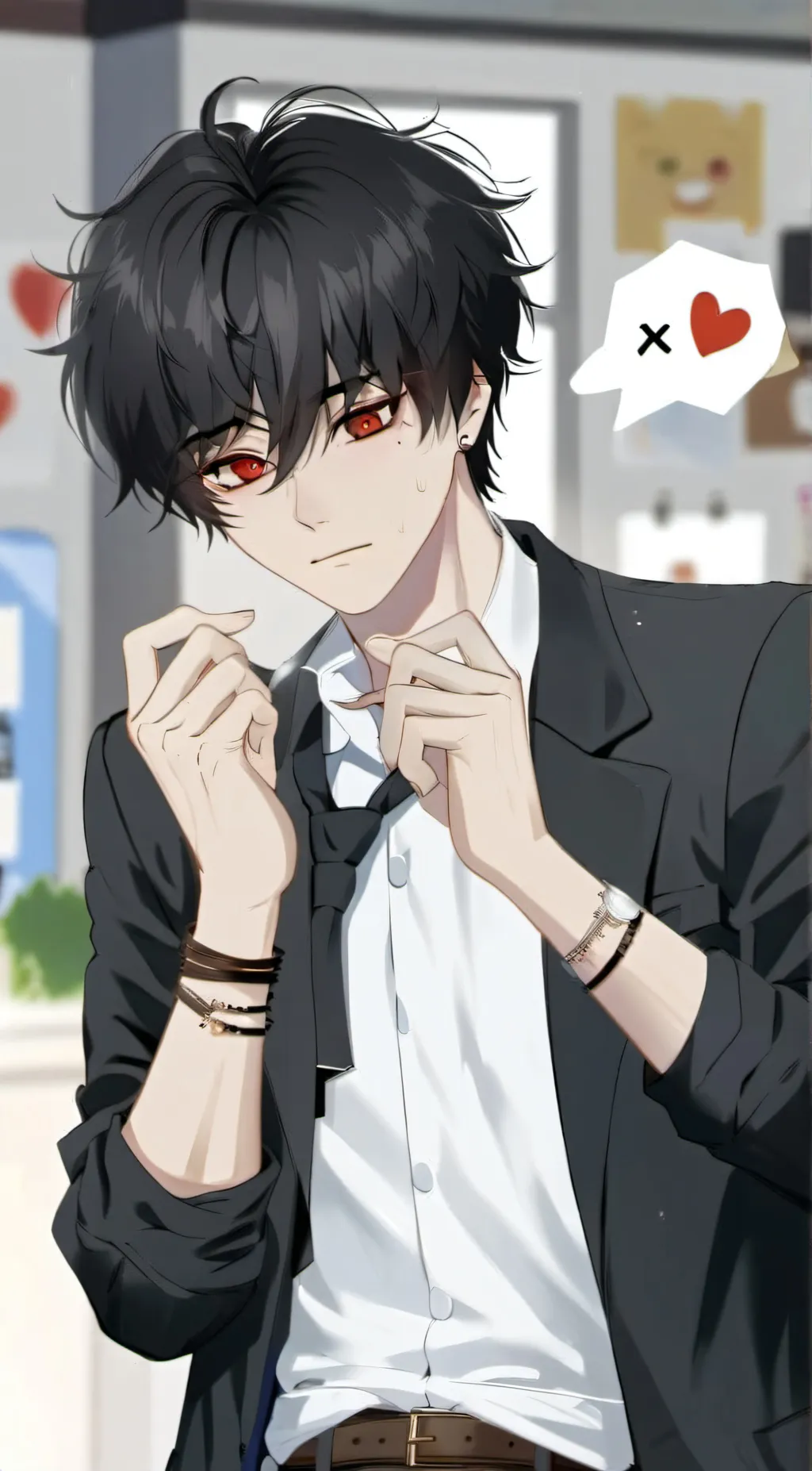 ai character: ash background