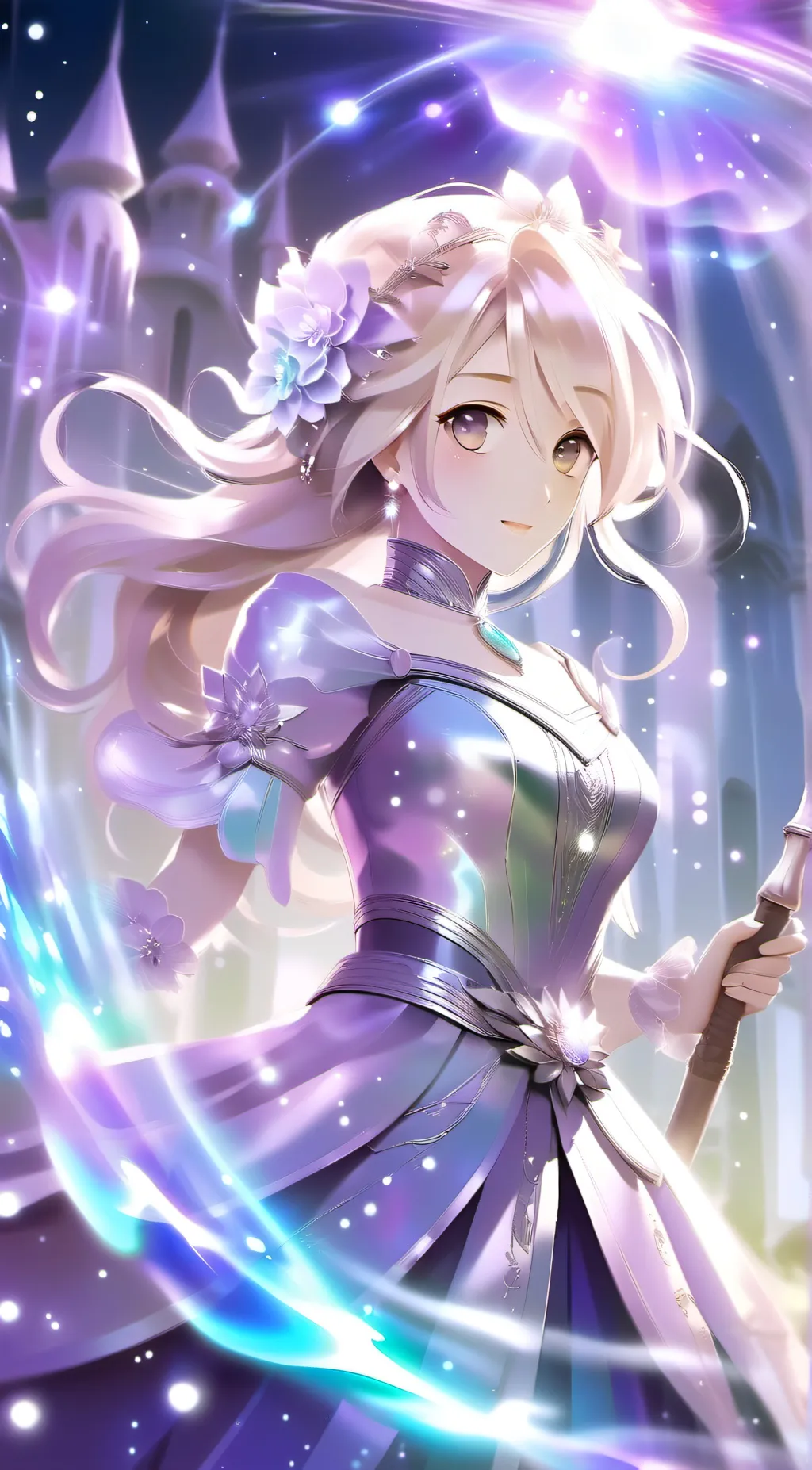 ai character: Chikasa shiraishi background