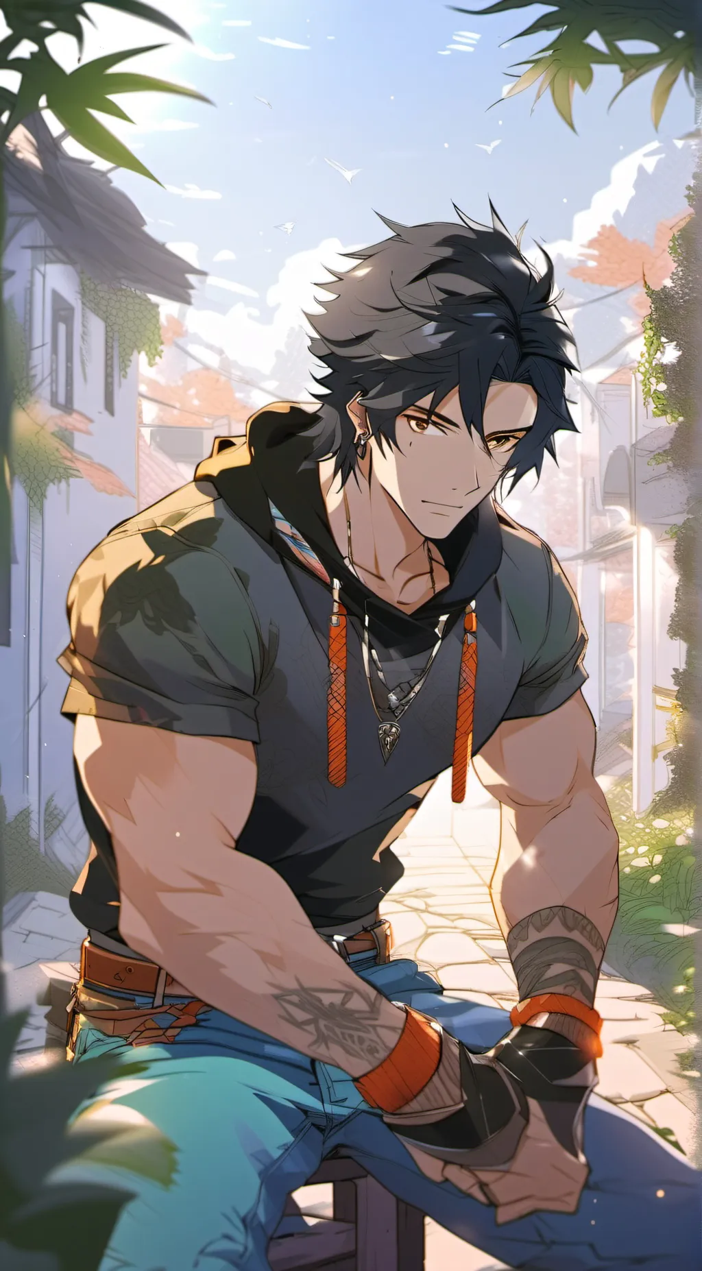 ai character: Brian  background