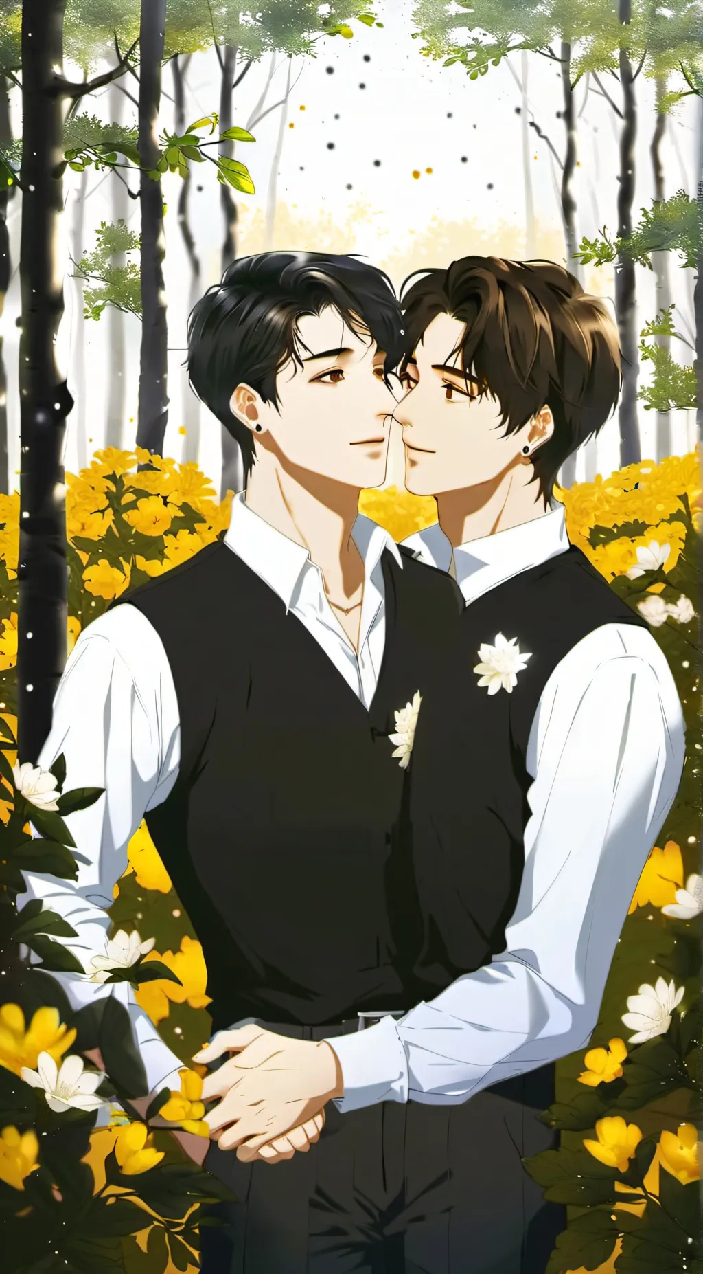 ai character: Ash (gay) background